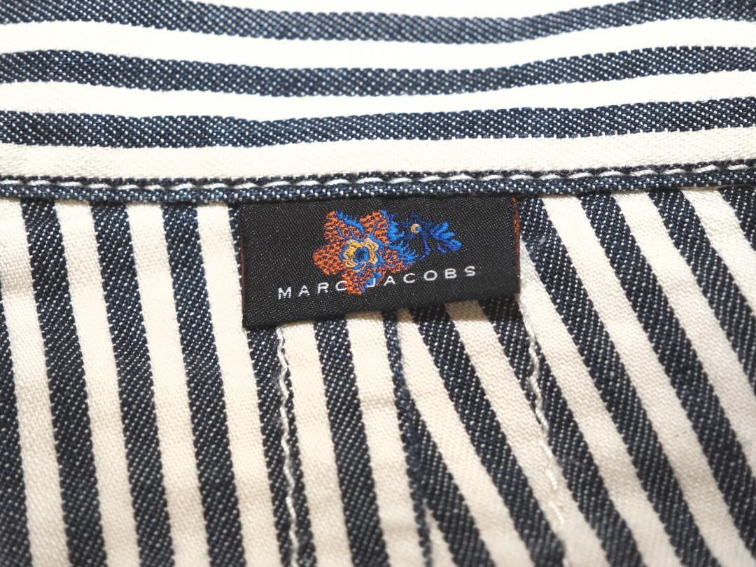 Marc Jacobs 14SS Cotton Hickory Stripe Pants White/Indigo