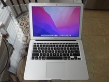 MacBook Air A1466, 1.8 GHz Core i5, 8 GB Ram, 128 GB SSD, MQD32LL/A 2017