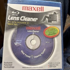 Maxell BR-LC Blu-ray Lens Cleaner for PS3 XBOX 360 #190054