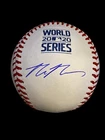Max Muncy Signed Auto 2020 World Series ROMLB Baseball Fanatics COA BSB3