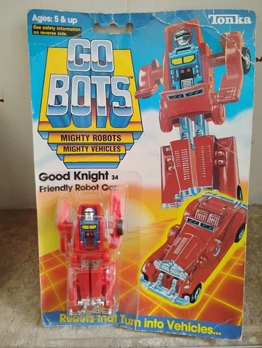 Good Knight Friendly Robot Car Gobots 1984 Tonka Action Figure NEW MOSC SEALED