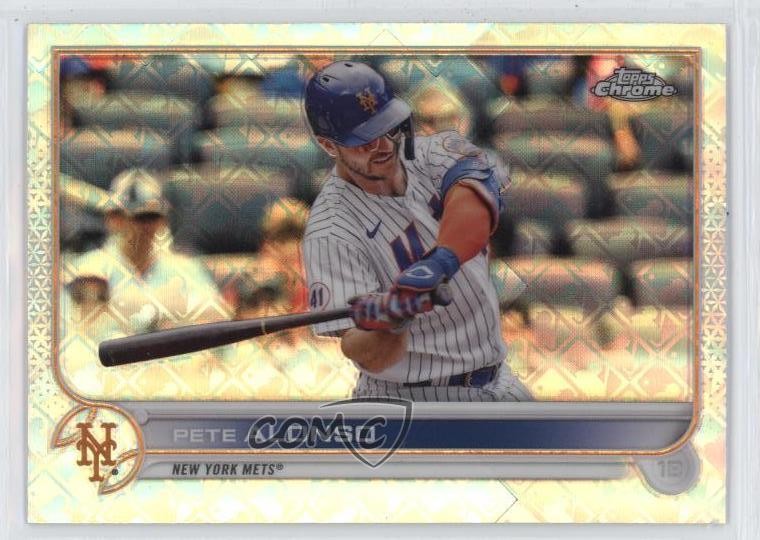 2022 Topps Chrome Logofractor Edition Pete Alonso #92 0xy4