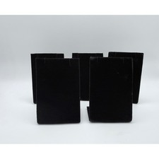 Lot of 5 Black Velvet Necklace Display Stands Easel Jewelry Holder Show