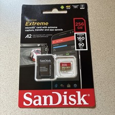 NEW Sandisk Extreme MicroSD A2 256GB SEALED Package!