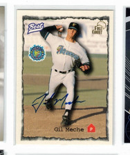1997 Best Full Count Gil Meche auto Rookie on card Aquasox. rookie card picture