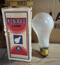 3-Way 30/70/100 120V Frost A21 Brass Base Non-LED LIGHT BULB LAMP KenRad 357533