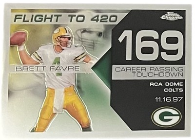 2007 Topps Chrome Brett Favre Collection #BFC-BF189 Brett Favre Packers