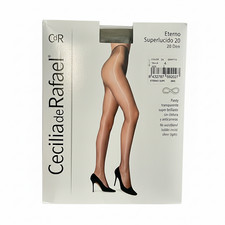 Cecilia de Rafael Tights Eterno Superlucido 20 Denier Large Sheer Gray