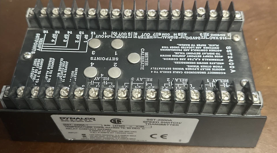 DYNALCO SST-2000A SPEED SWITCH/TRANSMITTER - Image 4 of 4