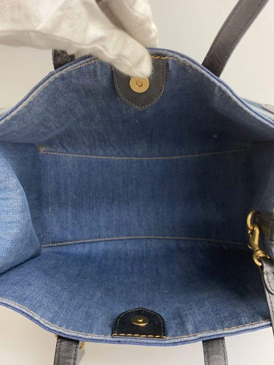 COACH Denim Tote Bag IDG 89163 thumbnail 6