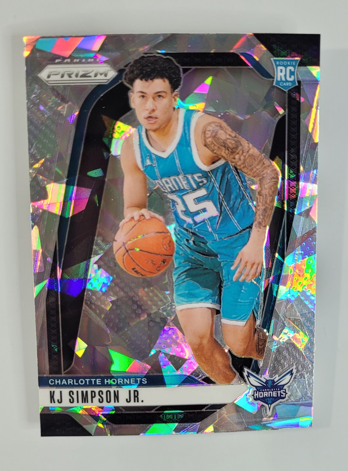 2024-25 Panini Prizm #247 KJ Simpson Jr. Prizms Ice