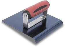 Concrete Edger Blue Steel 6 x 6 with 5/8 Lip and 1/2 Radius