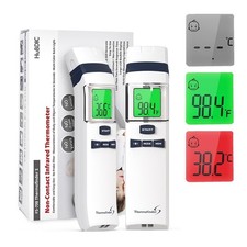 HubiBaby No-Touch Forehead Thermometer, Digital Infrared FS-700 White 