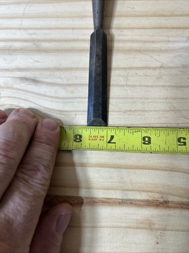 Scalpello conico vintage largo 5/8” manico nuovo - Foto 8 di 9