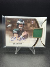 2026 Topps Flagship Cole Payton RC Materials Auto RPA #/99 #NFLRMA-CP