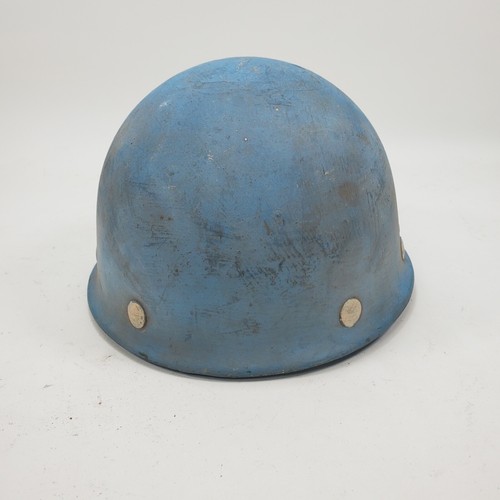Vintage FibreMetal SuperGlas Hard Hat Safety Helmet Giampoli & Co Blue And Green - Picture 3 of 11