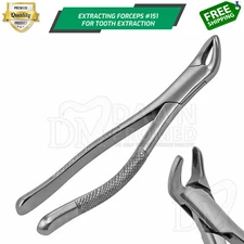 Dental Extracting Forceps #151 Serrated Lower Incisors Root Teeth German Grade
