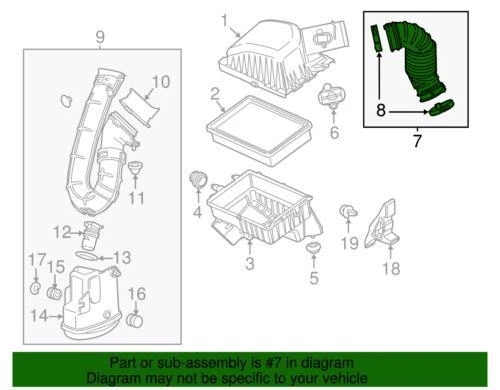 Conducto de salida de filtro de aire genuino GM 2012-2018 Chevrolet Sonic LS LT LTZ 94537633 Foto 3 de 3