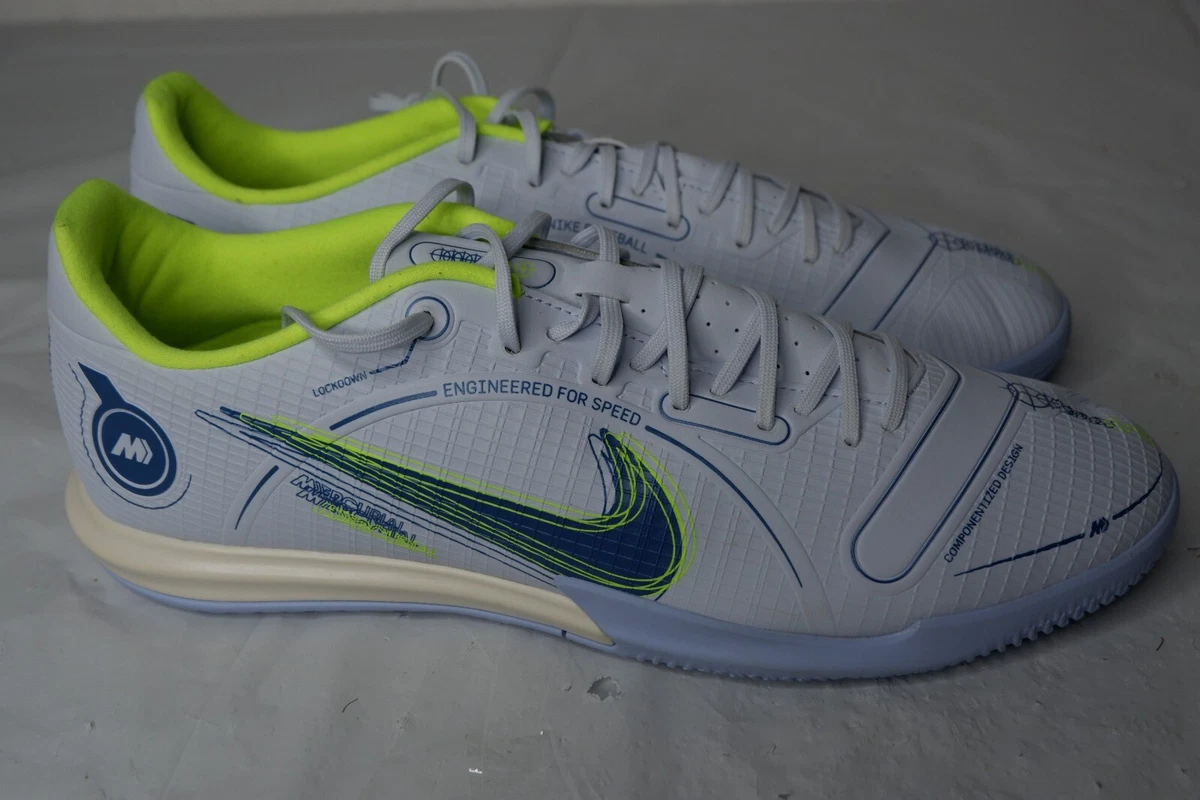 NIKE Mercurial Vapor 14 Men\'s Size 8.5 Academy IC Grey Light Marine DJ2876-054 Nike Mercurial Vapor 14 Academy IC Grey DJ2876-054 Mens Size  main image 4