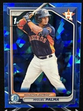 2024 Bowman Chrome Prospects Blue Sapphire Refractor Miguel Palma #BCP-166