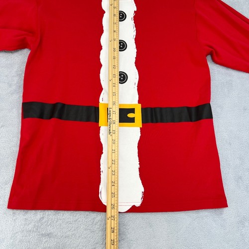Hanna Andersson Santa Shirt Organic Cotton Christmas Holiday Top Size Large - Picture 10 of 11