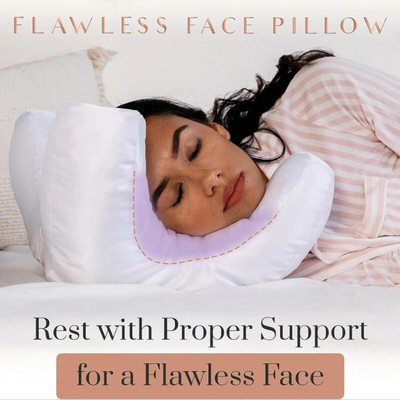 Rest assured that your makeup will remain intact during sleep， Beauty pillow