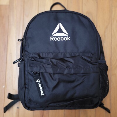 Reebok ''Beau'' Padded Backpack with 12.5  Laptop Sleeve Black Adjustable straps