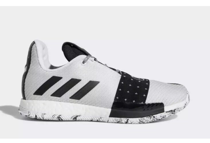 harden 3 black and white