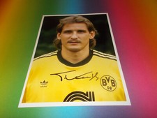 Thomas Kroth BVB DFB signed autographed autograph on 20x28 photo