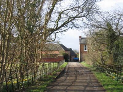 #ad #ad Ladbroke House Looking north up the driveway from the main road c2006 GBP 2.00