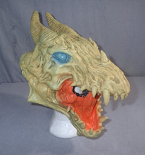 Rubber Latex Ancient Dragon Mask Cosplay Halloween Costume Fantasy Seasons