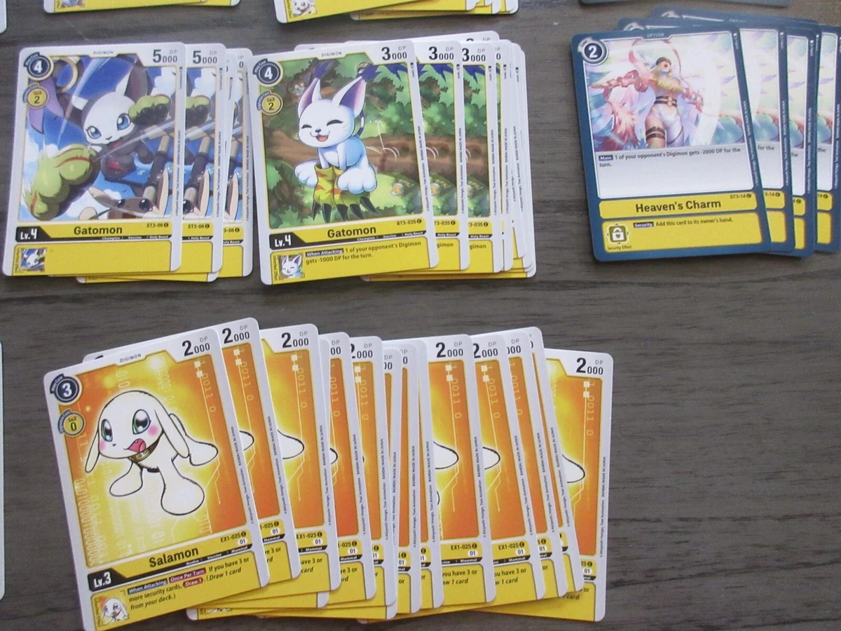Lot of 80+ Digimon Cards Gatomon Evolution Line | eBay