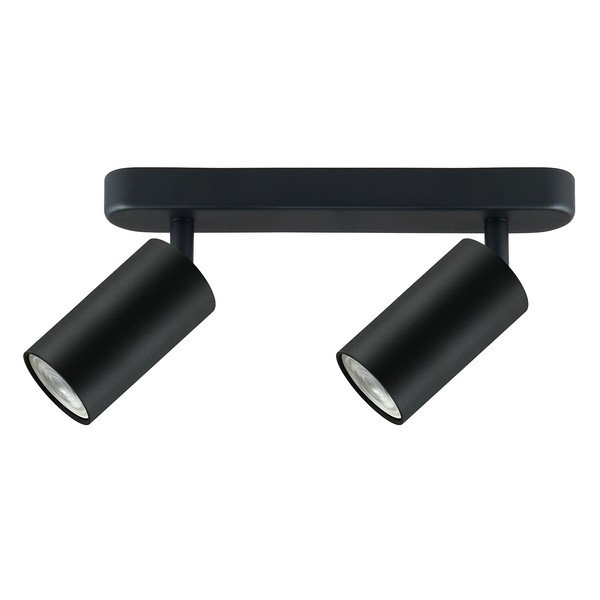 Proyector de techo 2 luces 2xGU10 para bombillas LED y halógenas hasta 35W