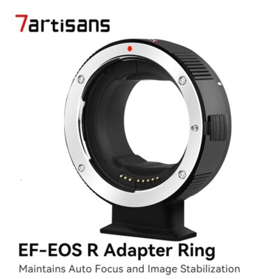 7artisans EF-EOS R Camera Lens Adapter AF Ring for Canon EF EF-S Len to EOS-R RF