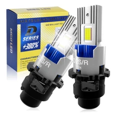 2X D2S D2R LED Headlight Bulb Replace HID Xenon Super White 6000K Conversion Kit