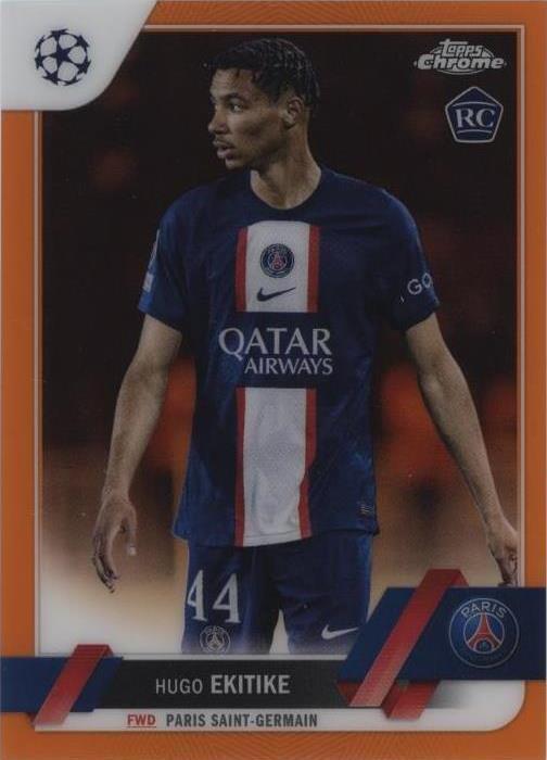 2022-23 Topps Chrome UEFA Club Competitions Hugo Ekitike #125 for