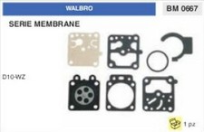 Ensemble Série Membrane Carburateur Walbro D10-WZ (D 10 Wz )
