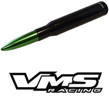 Vms 50 Caliber Bullet Style Aluminum Replacement Short Antenna Black Green