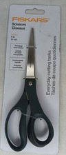 Fiskars 8" Performance Straight Fashion Scissors Black, new
