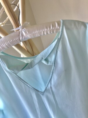 PROMOD Pale Blue Top Blouse Size EU 44 UK 16