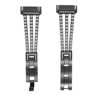 Bling Rhinestone Wristband Watch Band for Fitbit Versa 3/Sense Strap Bracelet
