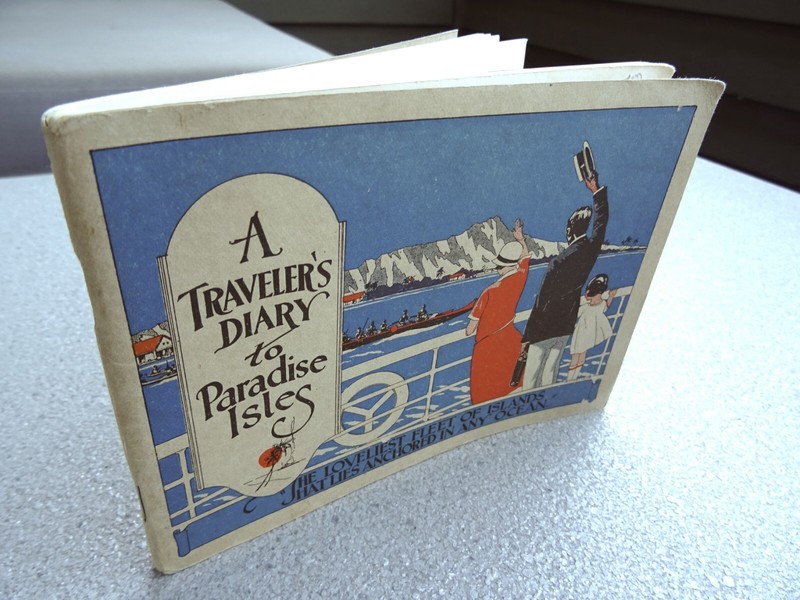 1926 HAWAIIAN Tourism BOOKLET TRAVELERS DIARY TO PARADISE ISLES 3rd Ed