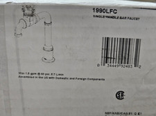 Delta 1990LFC Broderick Single Hole Wet Bar Prep Sink Faucet, Chrome