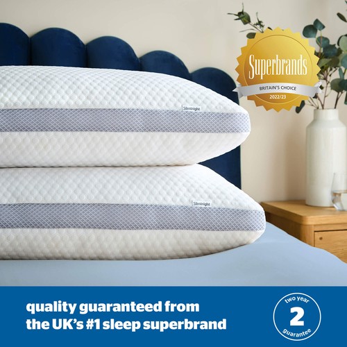 Silentnight Adjustable Memory Foam Pillows, 2 Pack Responsive Breathable - Picture 7 of 8