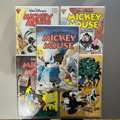 Gladstone Walt Disney's Mickey Mouse Comics 245, 246, 247, 248, 256