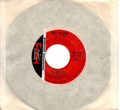 Raeletts (The):Here I go again/Leave my man(woman) alone:US Tangerine:1971