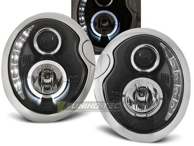 Ajovalot LED DRL Katso for BMW for Mini COOPER R50 R52 R53 Daylight Musta LPMC04