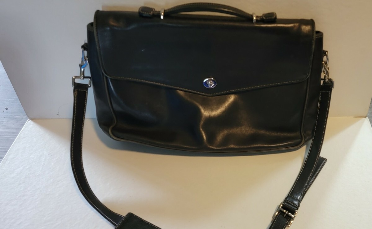 バッグ OLD COACH Business bag Double turn lock Old Coach Business Bag Turnlock 303 14 Height 31cm Width