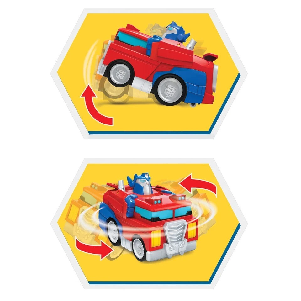 Transformers Remote Control Car R/C Optimus Prime Rescue Bots Academy NEW FS - Image 4 of 4