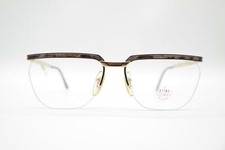 Vintage Sting 5031 Black Gold Multicolored Half-Frame Glasses Eyeglass Frame NOS